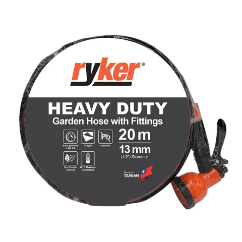 RYKER GARDEN HOSE GHRJ0720-HD1220 BRIGHT GREEN PVC HEAVY DUTY