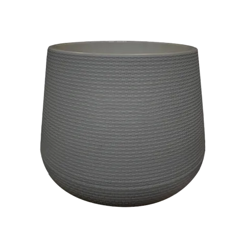 RYKER POT PRK0920-KD2213NB GRAY PVC DECORATIVE ROUND