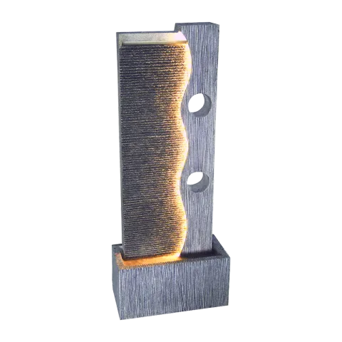 RYKER FOUNTAIN FRS0823-MZ13448GA GRAY POLYRESIN LED LIGHT