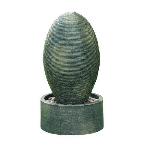 RYKER FOUNTAIN FRS0823-MZ03360GA GRAY POLYRESIN LED LIGHT
