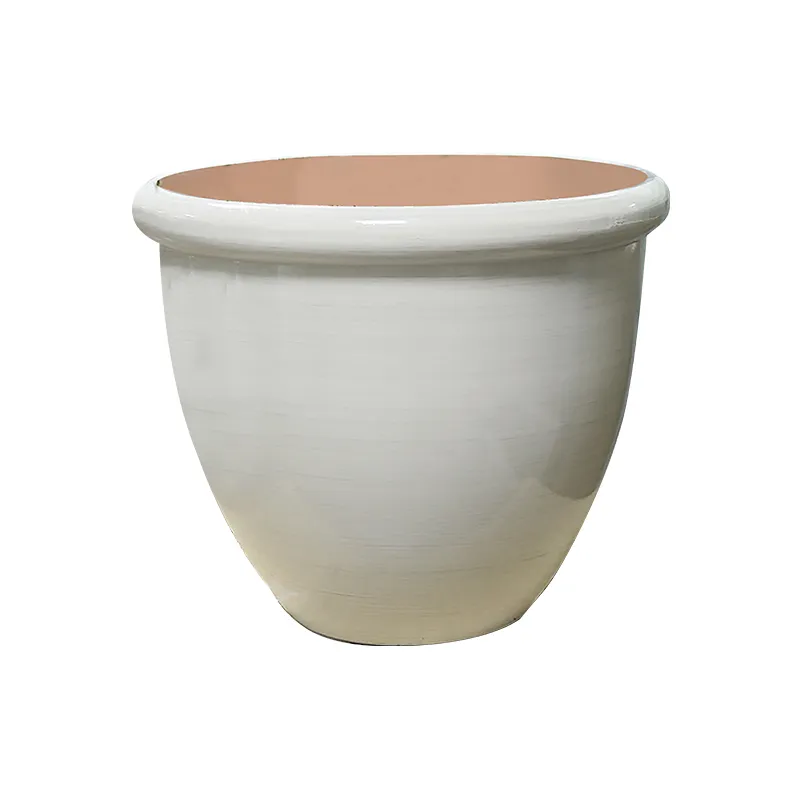 RYKER POT PRM0825 SL815D.98 CHALK WHITE TERRA Recycled Plastic