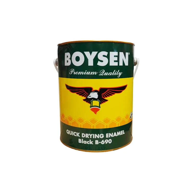 R-PAINT BOYSEN GAL QDE BLACK 690