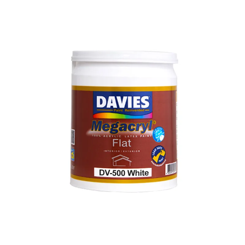 R-PAINT DAVIES DV-500 LTR MEGACRYL F.L WHT