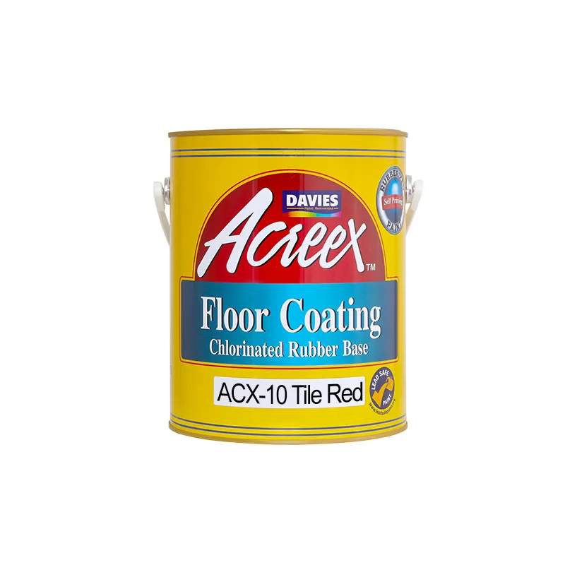 DAVIES PAINT ACX-10 TILE RED ACRYLIC/CRB PREMIX