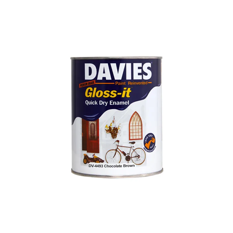DAVIES PAINT DV-4493 CHOCOLATE BROWN ENAMEL PREMIX