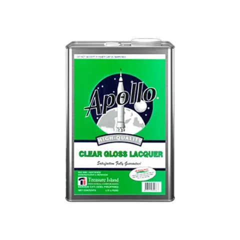 APOLLO PAINTS LA CLEAR GLOSS SOLVENT 12W-1200LM CHEMICAL STANDARD