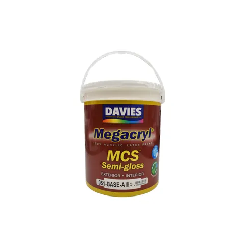 DAVIES PAINT DV051A SG WHITE WATERBASE MEGACRYL