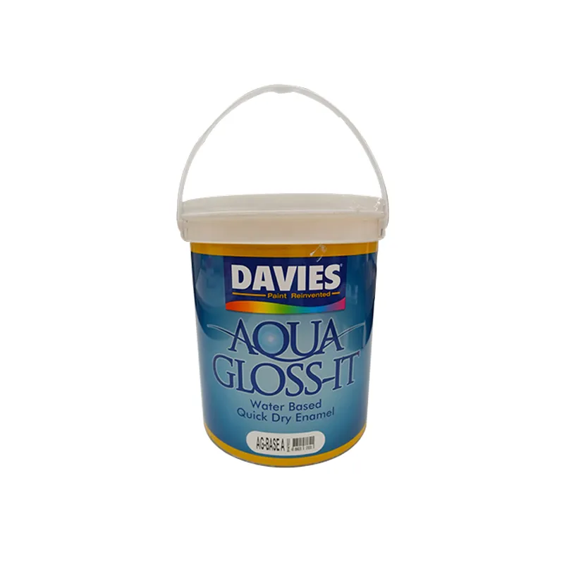 DAVIES PAINT AGA GLOSS WHITE WATERBASE AQUA GLOSS-IT