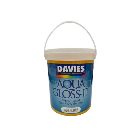 DAVIES PAINT AGA GLOSS WHITE WATERBASE AQUA GLOSS-IT
