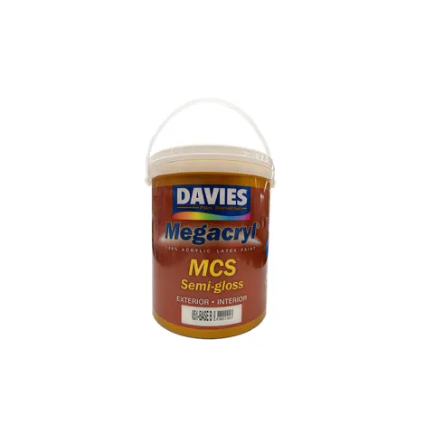 DAVIES PAINT DV051B SG WHITE WATERBASE MEGACRYL