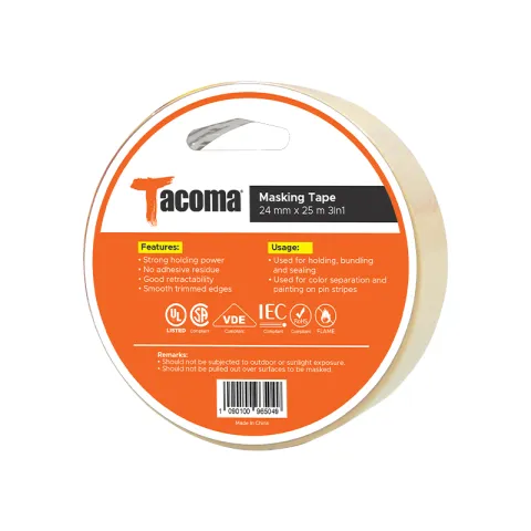 TACOMA PACKAGING TAPE PTY-0923C-3 CLEAR BOPP