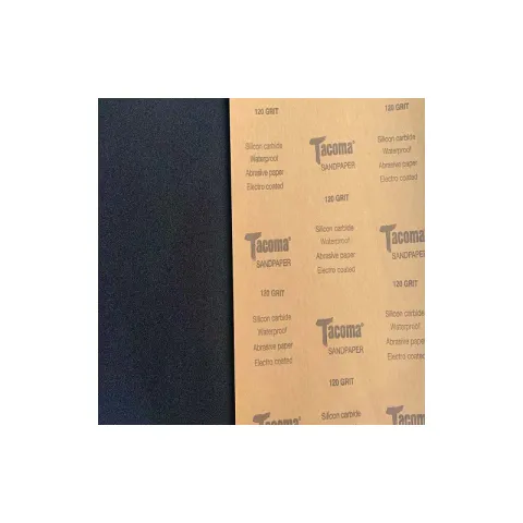 TACOMA SANDPAPER SPTZ0324-#120 BLACK KRAFT PAPER WATERPROOF