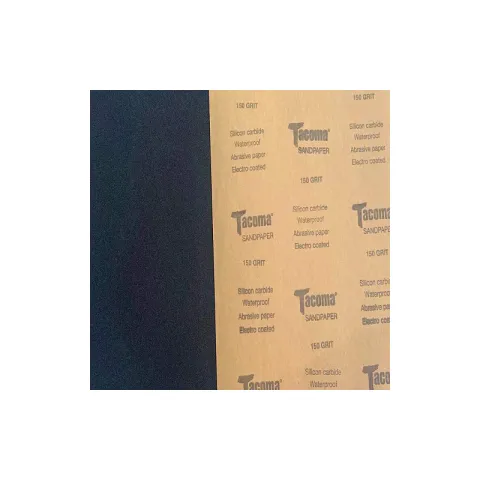 TACOMA SANDPAPER SPTZ0324-#150 BLACK KRAFT PAPER WATERPROOF