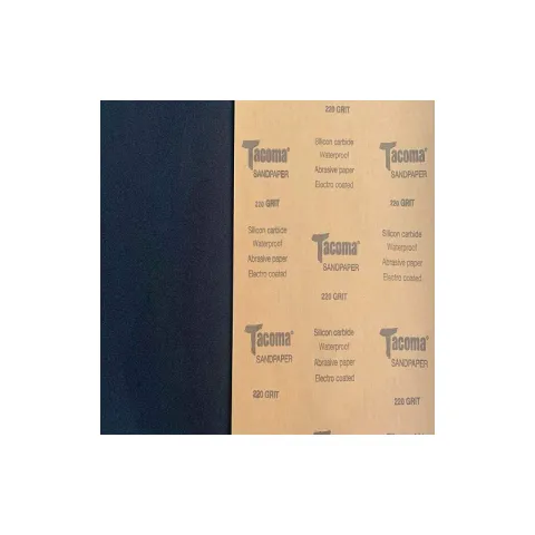 TACOMA SANDPAPER SPTZ0324-#220 BLACK KRAFT PAPER WATERPROOF