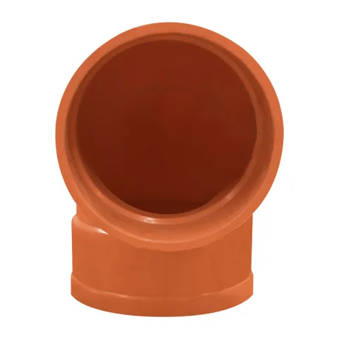 EMERALD PIPE ACCESSORIES ORANGE PVC SANITARY FITTINGS ELBOW