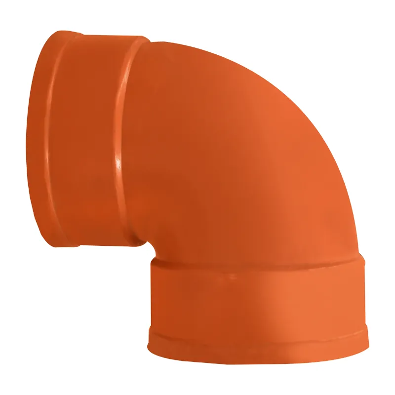 EMERALD PIPE ACCESSORIES ORANGE PVC SANITARY FITTINGS ELBOW