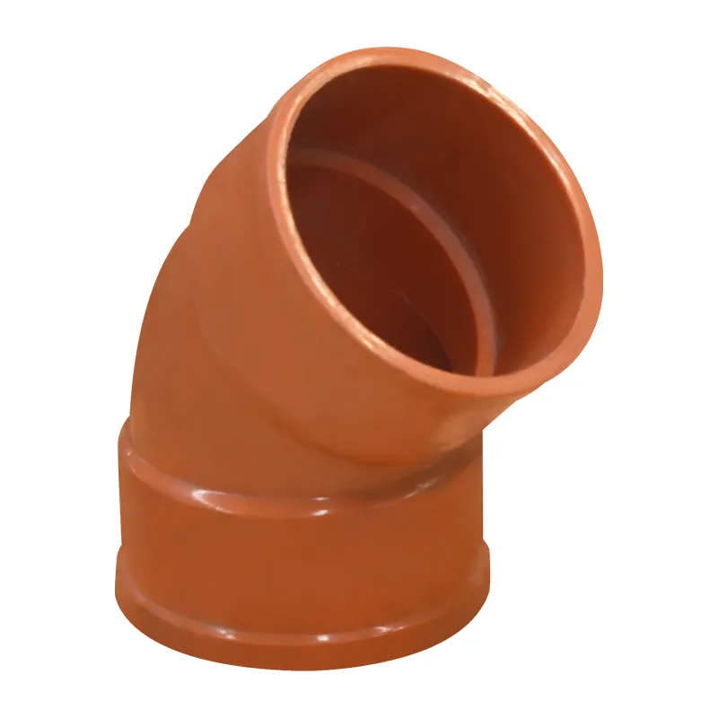 EMERALD PIPE ACCESSORIES ORANGE PVC SANITARY FITTINGS ELBOW