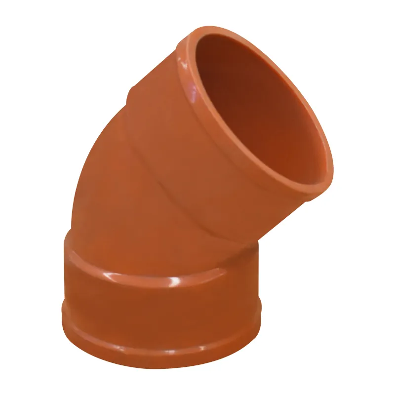 EMERALD PIPE ACCESSORIES ORANGE PVC SANITARY FITTINGS ELBOW