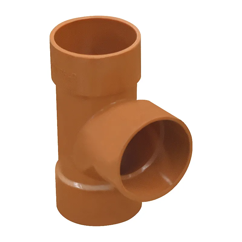 EMERALD PIPE ACCESSORIES ORANGE PVC SANITARY FITTINGS TEE