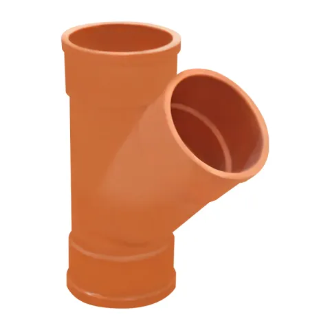 EMERALD PIPE ACCESSORIES ORANGE PVC SANITARY FITTINGS WYE