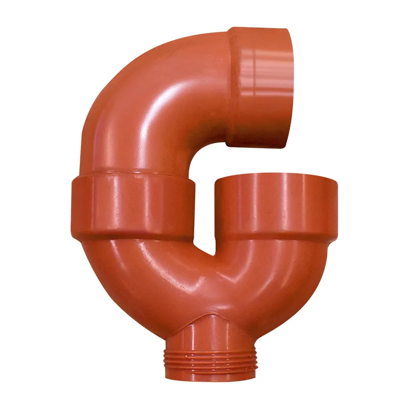 P-PIPE ACCS EMERALD P-TRAP W/ PLUG PVC 4''