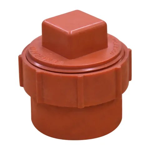 EMERALD PIPE ACCESSORIES ORANGE PVC SANITARY FITTINGS CLEAN-OUT