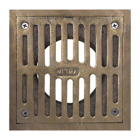 METMA FLOOR DRAIN 222 BRASS BRASS FLOOR