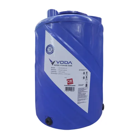 VODA WATER TANK WVW0924-5 BLUE PE 500L STORAGE ROUND, VERTICAL