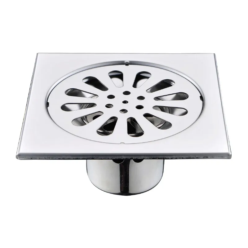 LA FONZA FLOOR DRAIN JK007F CHROME SS304 FLOOR SQUARE