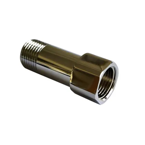 VODA NIPPLE CHROME BRASS EXTENSION THREADED