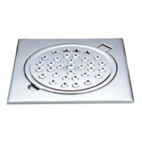 LA FONZA FLOOR DRAIN 613A07 CHROME ZINC ALLOY FLOOR SQUARE