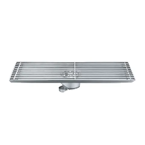 LA FONZA FLOOR DRAIN FLT0224-LFSA100300X BRUSHED STAINLESS STEEL 304 SMALL DRAINAGE RECTANGULAR