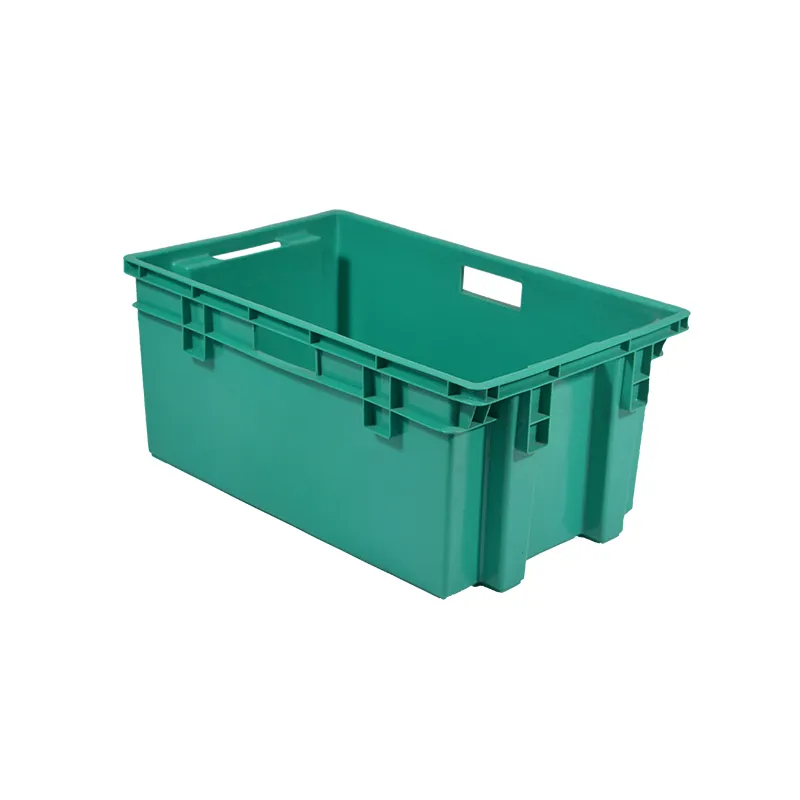 PLASTMANN CRATE VRS GREEN PLASTIC CRATE NESTABLE & STOCKABLE