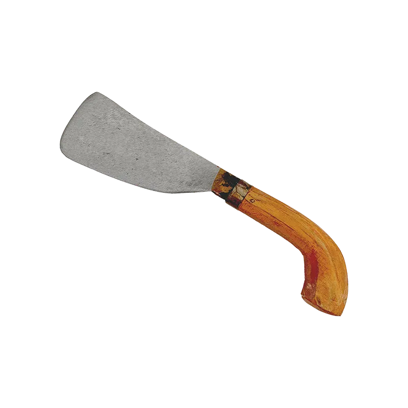 LEAF SPRING METAL SILVER REGULAR WOOD HANDLE