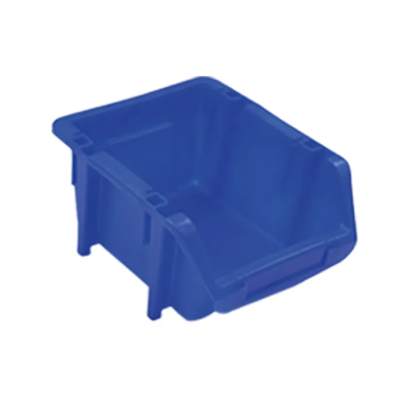 PLASTMANN BIN BOX PBOX MEDIUM SN BLUE HDPE STACKABLE/NESTABLE, HEAVY DUTY MEDIUM