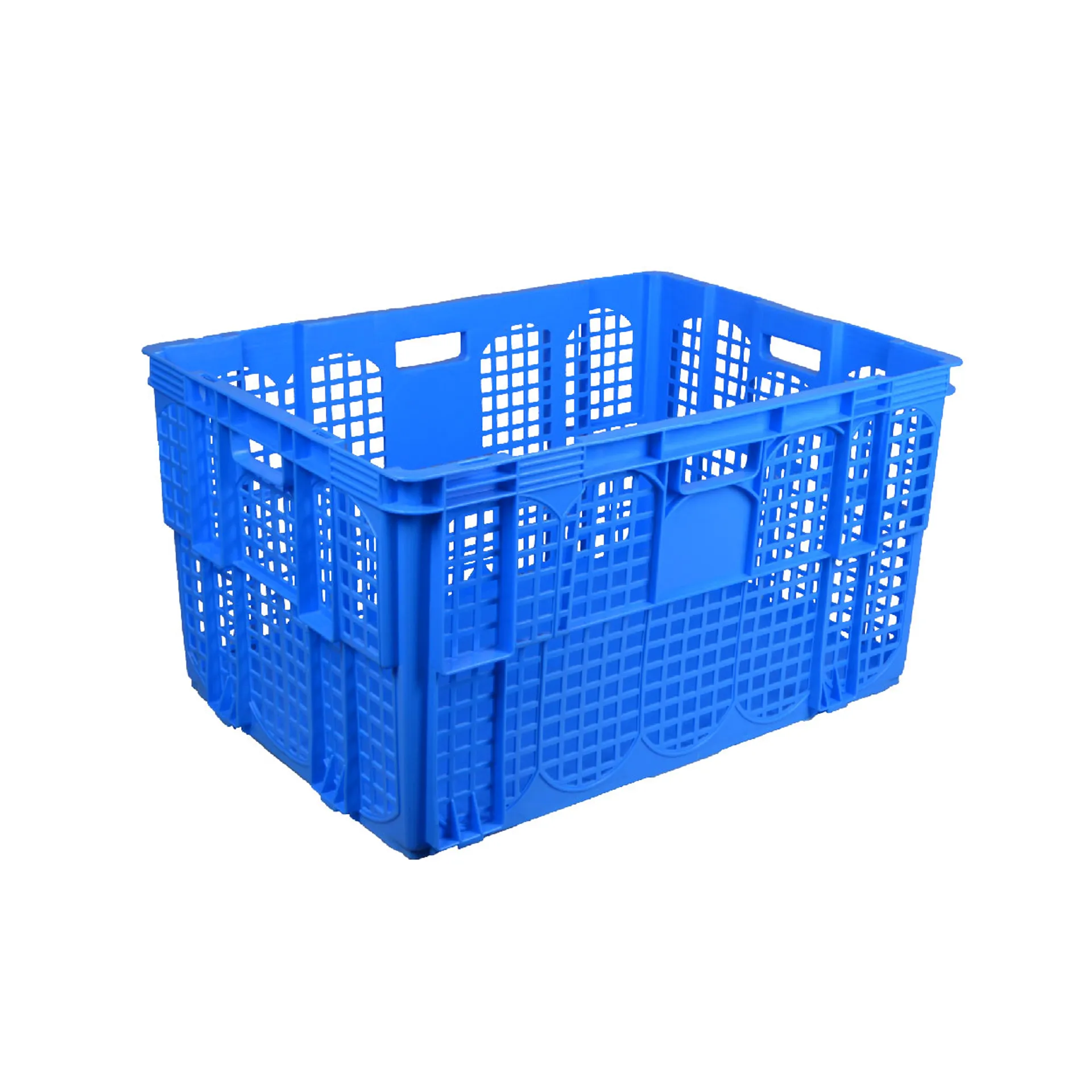PLASTMANN CRATE ALPHA JUMBO SN GREEN HDPE STACKABLE/NESTABLE, HEAVY DUTY