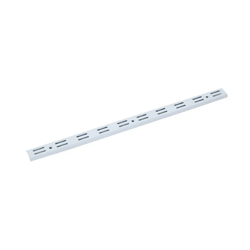 STACK SHELF BRACKET 11548 WHITE STEEL BRACKET DOUBLE SLOT