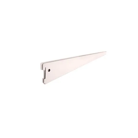 STACK SHELF BRACKET 10086 WHITE STEEL BRACKET U-BRACKET