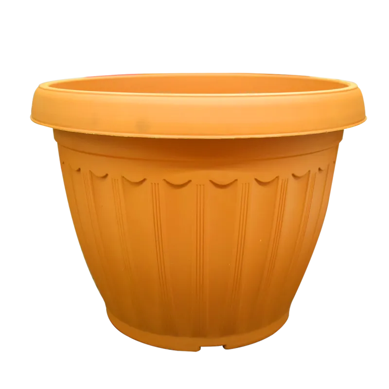 RYKER POT KD2005 BROWN PVC DECORATIVE ROUND
