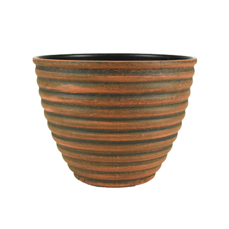 BROWN DECORATIVE PVC ROUND