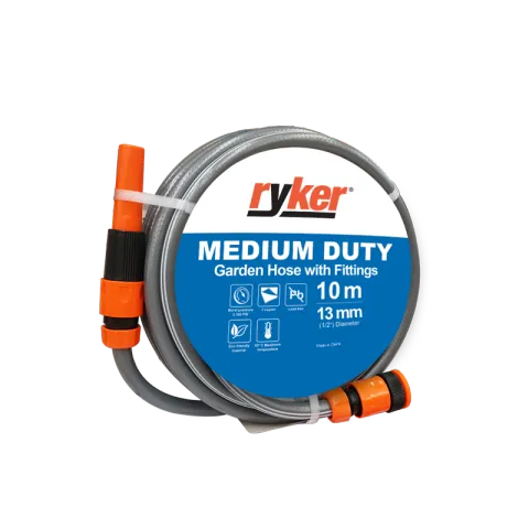 RYKER GARDEN HOSE MD1210 GRAY PVC MEDIUM DUTY SQUARE