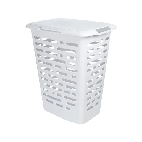 EZY HAMPER FBA32968 WHITE PP LAUNDRY BASKET SWING TOP