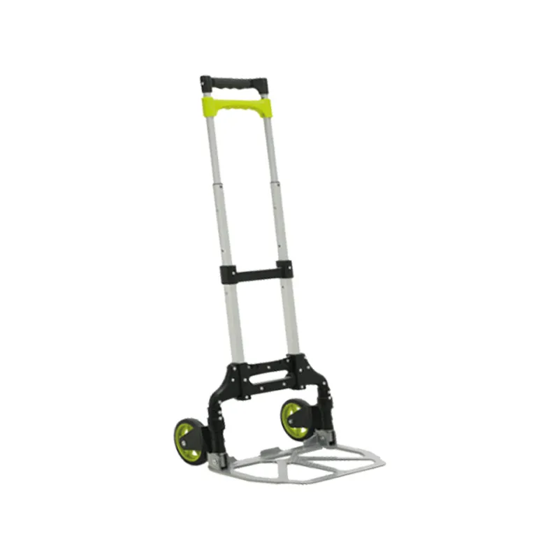 ALUMINUM FOLDABLE HAND TRUCK HAND TROLLEY WHITE AND BLACK