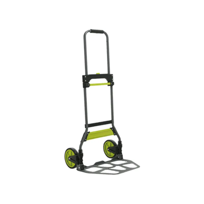 TOPLIFT HAND TROLLEY HT1830/HT1831 GREY AND BLACK ALUMINUM HAND TROLLEY FOLDABLE HAND TRUCK