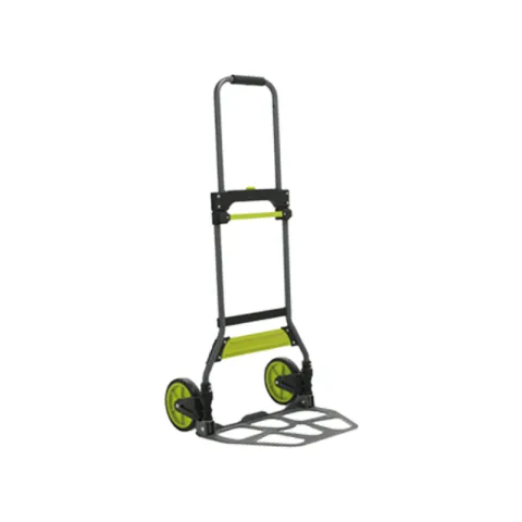 TOPLIFT HAND TROLLEY HT1830/HT1831 GREY AND BLACK ALUMINUM HAND TROLLEY FOLDABLE HAND TRUCK