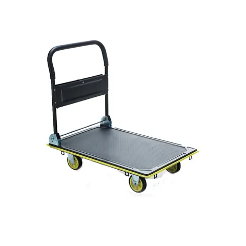 TOPLIFT HAND TROLLEY HT1830/HT1831 BLACK ALUMINUM HAND TROLLEY FLATFORM HAND TRUCK