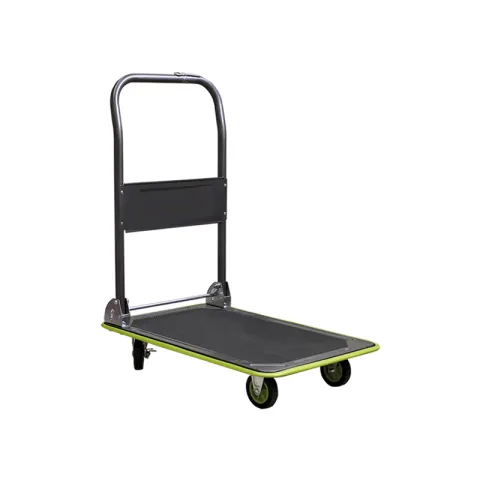 TOPLIFT HAND TROLLEY HT1830/HT1831 BLACK ALUMINUM HAND TROLLEY FLATFORM HAND TRUCK
