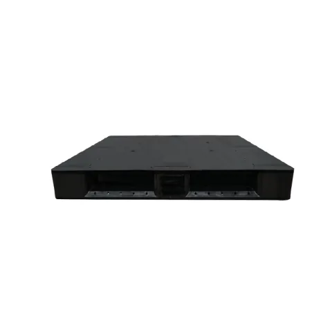 STACK PALLET PSY0120-YY-1210PCY BLACK PLASTIC PALLET FLAT TYPE