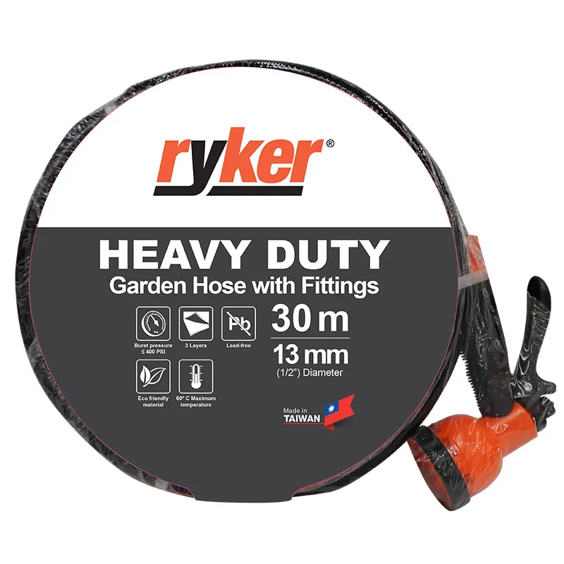 RYKER GARDEN HOSE GHRJ0720-HD1230 BRIGHT GREEN PVC HEAVY DUTY