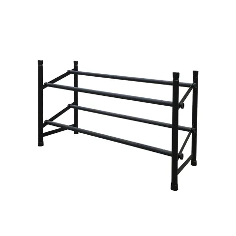 STACK SHOE RACK CITI130201 BLACK STEEL CLOTHES HANGER EXTENDABLE